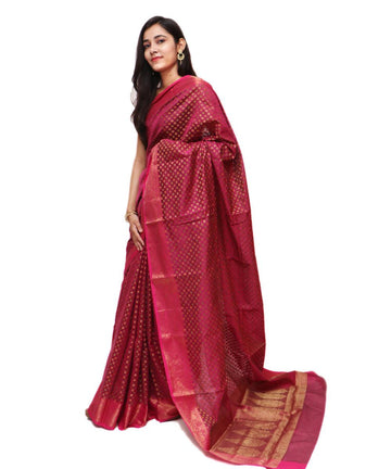 Banarasi Brocade Saree Fabric Dekho